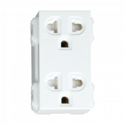 Ổ cắm đôi cắm nhanh/bắt vít Wide Series Panasonic WEV1582SW