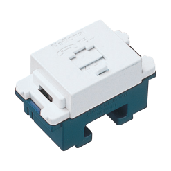 Ổ cắm điện thoại Full Color White Panasonic WNTG15649W