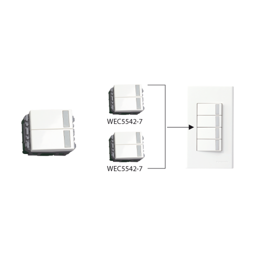 Công tắc C Refina Panasonic WEC5542‑7SW