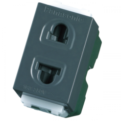 Ổ cắm đơn cắm nhanh/bắt vít Wide Series Panasonic WEV1081H/ WEV1081-7H