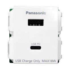 Ổ cắm USB 2 cổng type A-C Panasonic